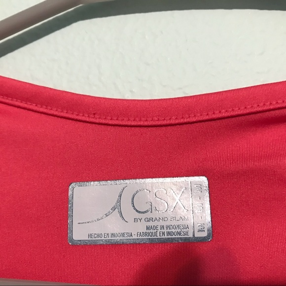 Pink Drape Back Workout Top Size Medium - Picture 3 of 5